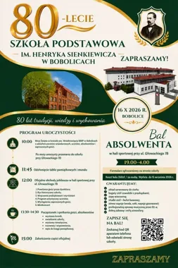 80 lat szkoły w Bobolicach. Jubileusz zakończy bal absolwenta
