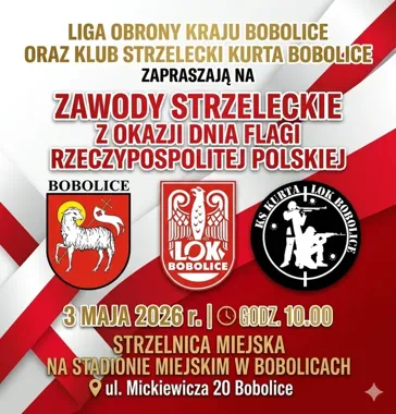 W Bobolicach ruszą zawody strzeleckie – biało–czerwony akcent majowego święta