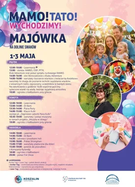 Koszalińska majówka w CK105 rozkręca się od Laser Tagu po ognisko